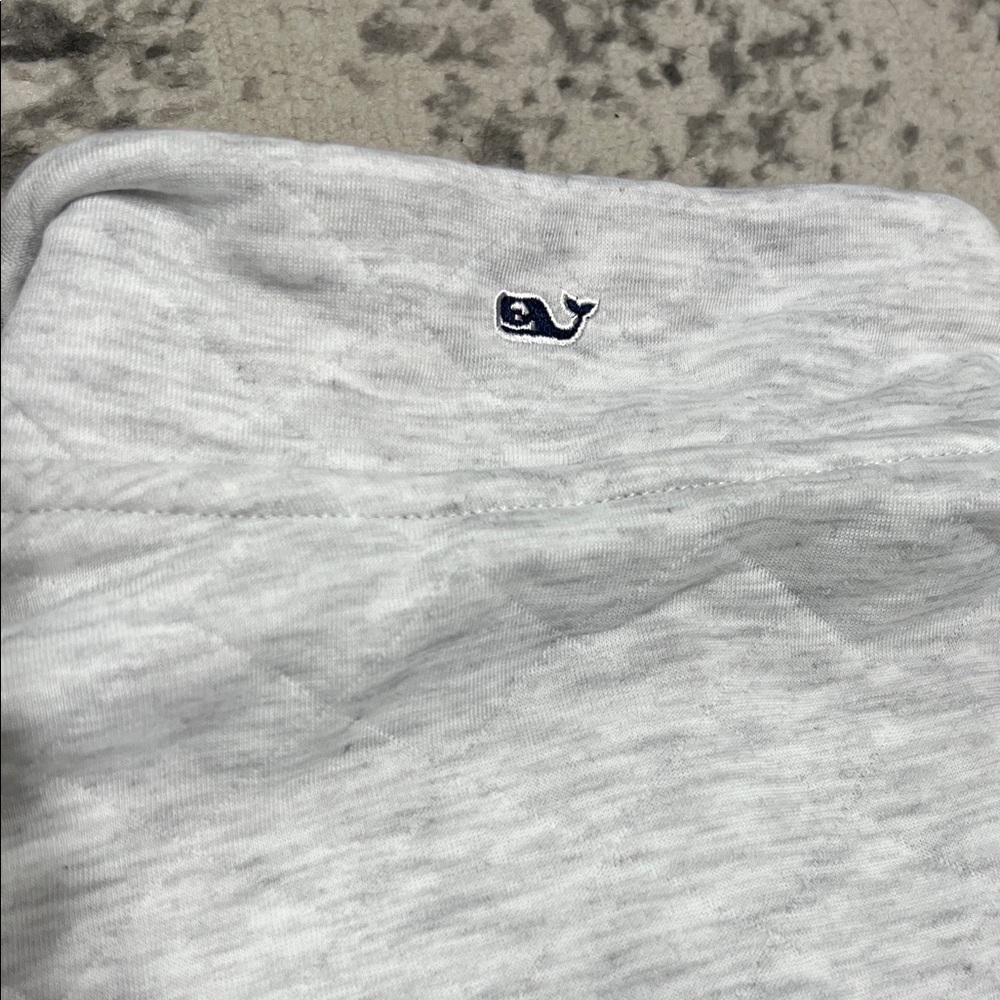 Vineyard Vines Light Gray Snap Pullover - image 5